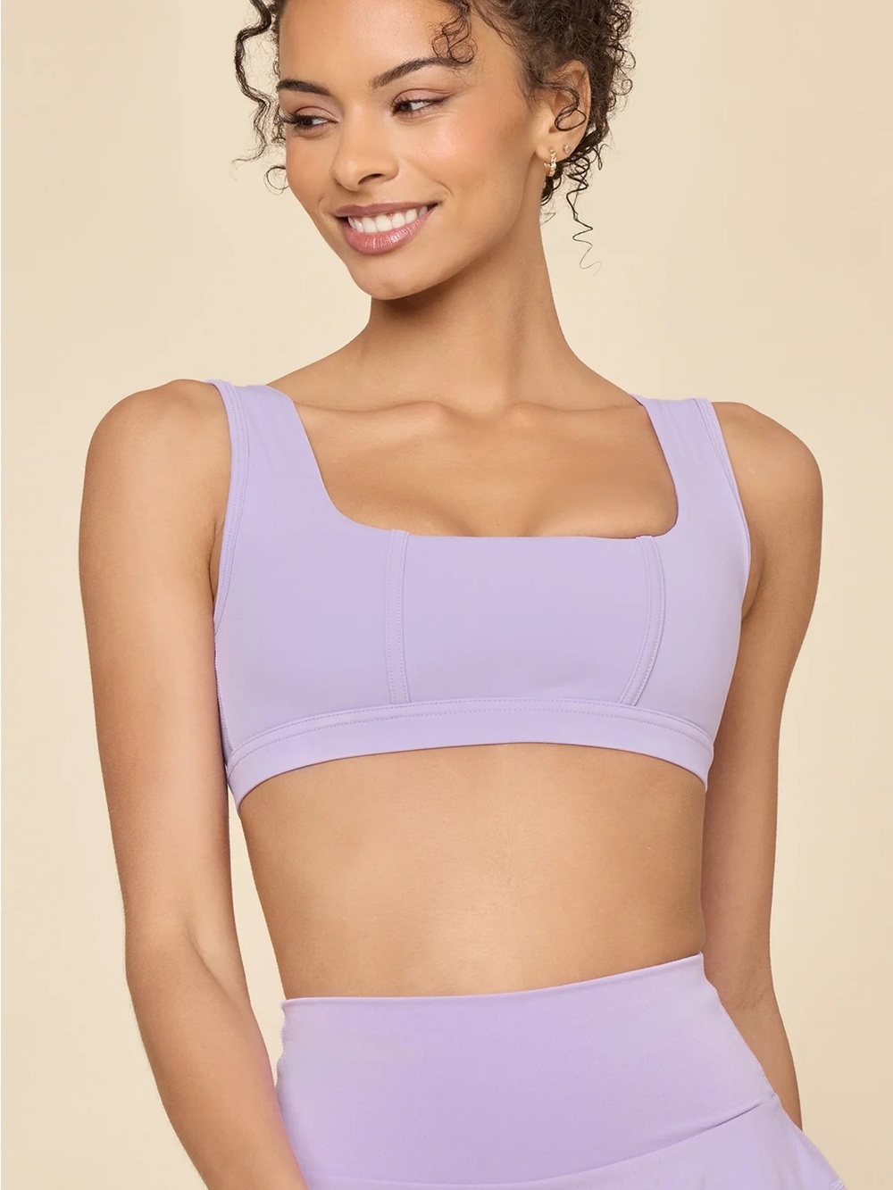 POPFLEX Active Corset Bra - Digital Lavender Size Medium